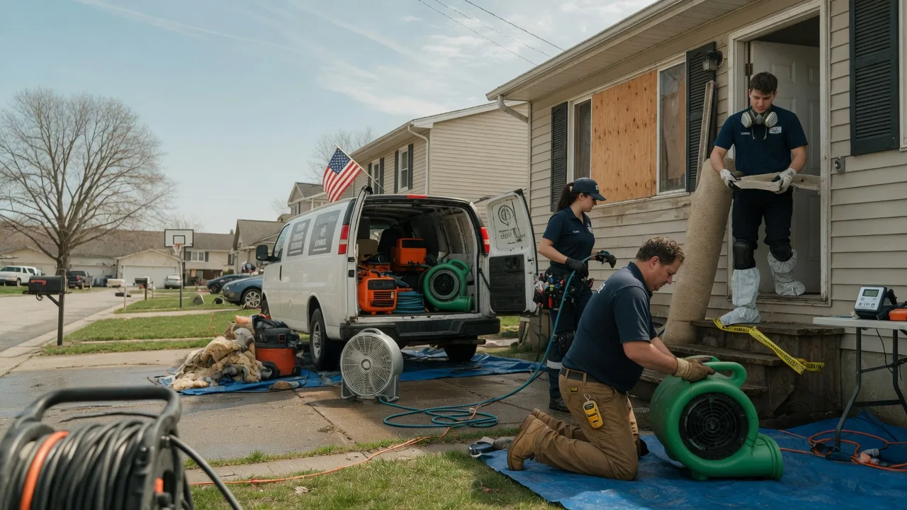 Water Damage Restoration in Farlington, KS near me